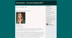 Desktop Screenshot of anmariehegarty.com